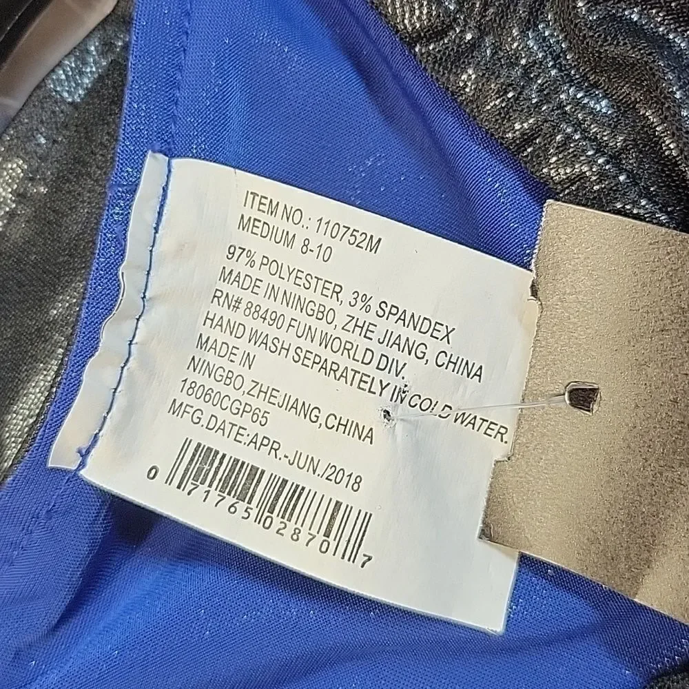 Girls size 8-10 Police Halloween costume Spirit Halloween dress & hat - Picture 5 of 8